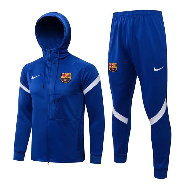 Chaqueta Con Capucha Barcelona 2022 Azul